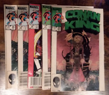 Conan the King 5-issue lot | #27 x2, #28, #29 x2 | Marvel | 1985 Bronze Age picture