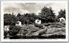 Postcard RPPC c1951 Gravenhurst Ontario Pine Park on Pine Lake Muskoka picture