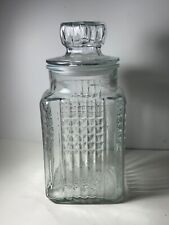 Vintage Koeze's 10 inch Glass Canister 1988 picture