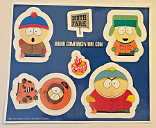 Comedy Central SOUTH PARK Vintage Sticker Sheet 1998 Cartman Kenny Stan Kyle picture