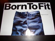 GAP 4-Page PRINT AD + 14-Panel FOLD-OUT 2009 Female Male SUPERMODELS Born To Fit picture