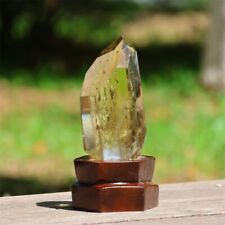2.53LB Top Natural Citrine Obelisk Crystal Specimen Reiki Crystal Wand point picture