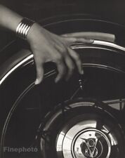 1933 GEORGIA O'KEEFFE Artist Hand Car Wheel ALFRED STIEGLITZ Photo Tritone 12x16 picture