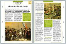 Napoleonic Wars - 1805-1815 Hanoverians Atlas Kings & Queens Of GB Maxi Card picture