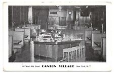 New York NY Canton Village Chinese American Restaurant 1950s Vintage Postcard picture