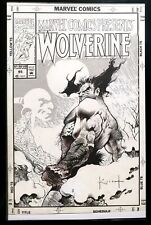 Marvel Comics Presents Wolverine #95 Sam Kieth 11x17 FRAMED Original Art Poster picture