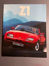 1990 BMW Z1 Roadster Showroom Advertising Sales Brochure - RARE Awesome L@@K picture