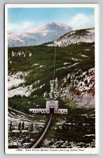East Portal Moffat Tunnel Rollinsville Colorado Vintage Unposted Linen Postcard picture