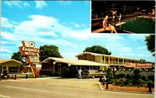 Esquire Motel, DEARBORN, Michigan Chrome Advertising Postcard picture