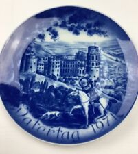 Bavaria Germany Bareuther Year 1971 Father's Day Plate Heidelberg Castle Plate picture