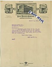 1912 letterhead KING MANTEL CO. Knoxville Tennessee H.M & S.M JOHNSTON G.E. Helm picture