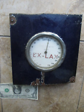 Rare Antique Porcelain EX-LAX ADVERTISING THERMOMETER, Constipation,  Medical picture