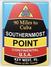 Key West Southernmost Point Marker Art Print Magnet 2.5