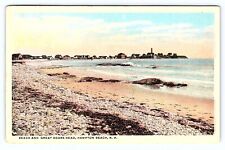 Vintage New Hampshire - Beach and Great Boars Head, Hampton Beach, N.H. - c1915 picture