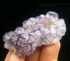 53mm Purple color-zoned Fluorite, Natural Mineral Specimen picture