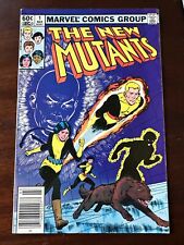 The New Mutants #1 Newsstand Marvel Comics 1983 Chris Claremont & Bob McLeod picture