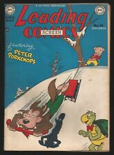 LEADING SCREEN COMICS #36 - DC April-May 1949 Tight but Low Grade PETER PORKCHOP picture