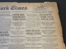 1926 AUGUST 23 NEW YORK TIMES - DR. CHARLES ELIOT DIES AT 92 - NT 6307 picture