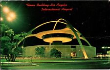 Postcard Theme Building Los Angeles International Airport LA California CA F-040 picture