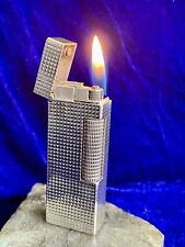 Dunhill Lighter Silver Vintage Full Working  Mint Condition 1 Year Warranty picture