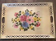 VINTAGE Fred Austin Hand Painted Tray  picture