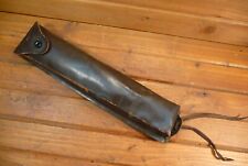 Vintage US Military Issue Leather M23 Carrying Case Artillery Slide Rule picture
