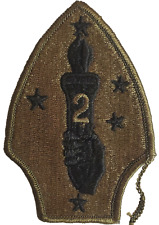 USMC SECOND 2ND 2D MARINE DIVISION OD Subdued PATCH picture