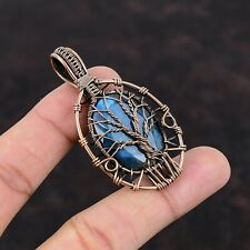 Faceted Labradorite Pendant Tree Of Life Pendant- Made by Real Witches in INDIA picture