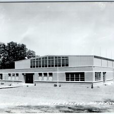 c1950s Mt Vernon, IA RPPC Cornell College Men's Gym Real Photo Postcard A105 picture