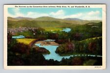 Wells River VT-Vermont, the Narrows on Connecticut River, Vintage Postcard picture