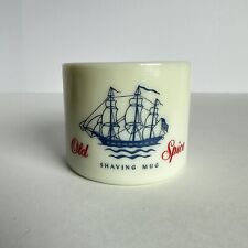 Vintage Early American Shulton, Inc. Old Spice Barber Glass Shaving Mug Cup picture