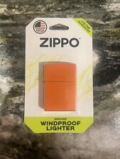 Zippo Genuine Zippo Lighter Orange Matte picture