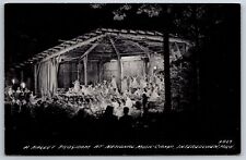 Interlochen Michigan~A Ballet Program At National Music Camp~1951 RPPC picture
