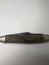 Vintage KUTMASTER 3 Blades Stockman Pocket Knife Utica NY USA picture
