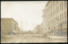 BILLINGS MONTANA 28th STREET - EARLY UNDIVIDED BACK c1906 RPPC RP PHOTO POSTCARD picture