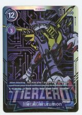 Digimon BT2-081 MetalGarurumon SR Purple Near Mint Alt Art picture