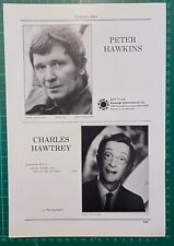 CHARLES HAWTREY Vintage 1974 Acting Agency Page : Carry On Film Actor picture