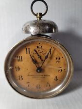 Antique rare MONTGOMERY BROS. LOS ANGELES CALIFORNIA Alarm Clock Tin Can casing picture
