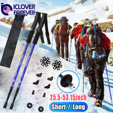 Pair(2PCS) Trekking Walking Hiking Sticks Poles Adjustable Alpenstock Anti-shock picture