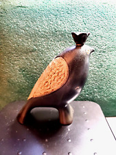 Rare vintage 1960s Scandinavian Modernist Bird stoneware candleholder picture