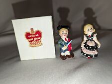 Miniature Bone China Figurines Matador And Girl Vintage Japan RARE picture