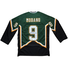 Mike Modano Autographed Dallas Stars (Green #9) Custom Hockey Jersey - JSA picture
