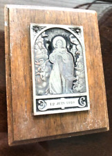 Beautiful Antique Framed Engraving of the Assumption of Mary by PN picture