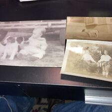Three vintage photographs picture