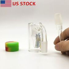 1x 14mm Premium 90°Glass Ash Catcher Bowl for Hookah Shisha Silicone Container picture