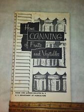Lot(4) Vintage Educational & Recipe Booklets/Leaflets  For Canning... picture