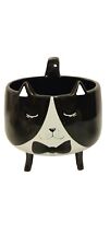 TUXEDO KITTY CAT MUG Black & White  Bow Tie Coffee Cup by Arlington Designs picture