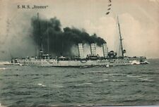 German Navy WWI Postcard c.1910s SMS Bremen picture