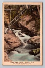 Bushkill PA-Pennsylvania, In The Lower Canyon, Antique Souvenir Vintage Postcard picture