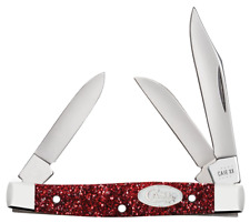 Case xx Knives Red Ruby Stardust Small Stockman 67004 Stainless Pocket Knife picture